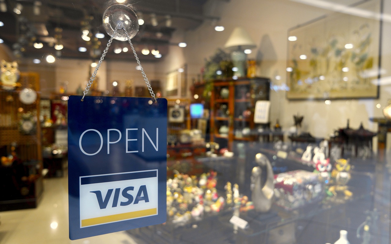 Open Sign on a Storefront