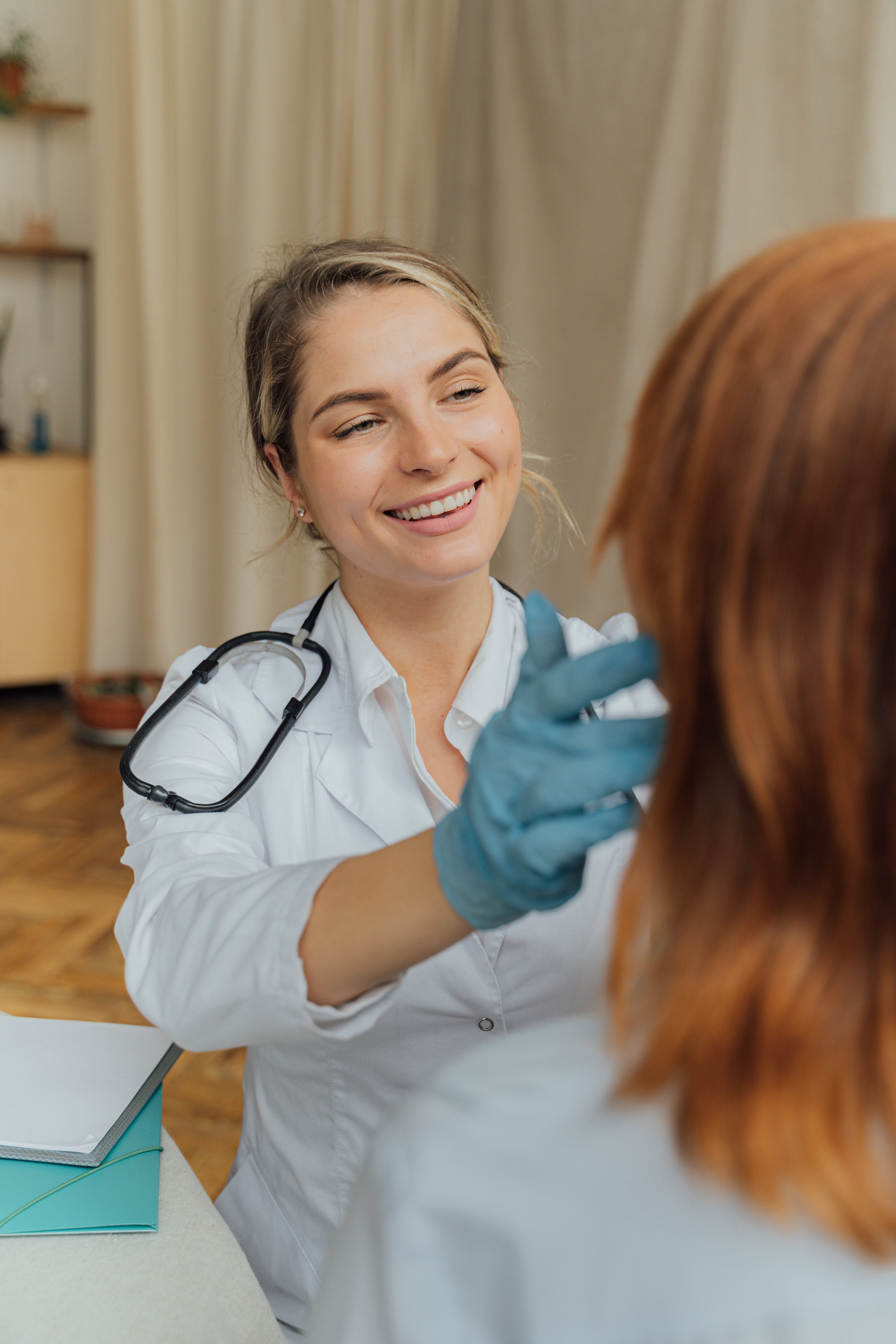 file image of a doctor and a patient