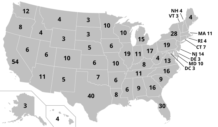 2024 electoral college map