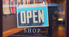 Small Business Open Sign