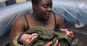 mother and her newborn child
