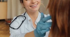 file image of a doctor and a patient