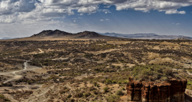 The Oldupai Gorge in Tanzania