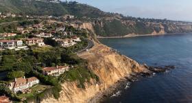 Rancho Palos Verdes, CA cliffside homes